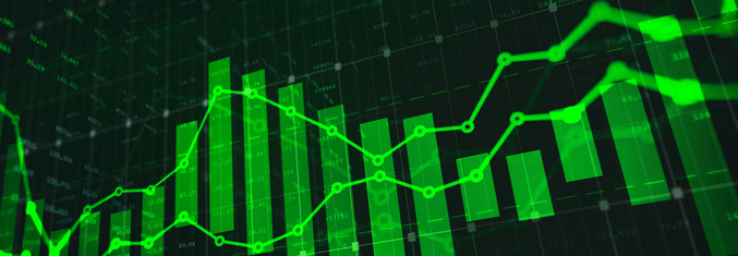 stock market graphic