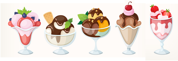 The Big Event sundaes